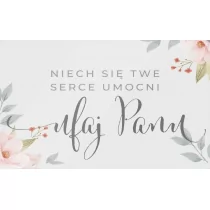 Magnes na lodówkę - Niech się twe serce umocni - Magnesy - miniaturka - grafika 1