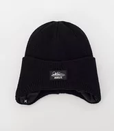 Czapki męskie - Hurley Czapka męska M North Peak Beanie Hat, czarna, rozmiar uniwersalny, czarny, jeden rozmiar - miniaturka - grafika 1