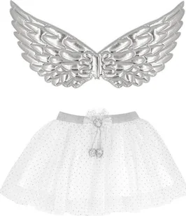 Strój srebrny aniołek rozm. uniwersalny EDUKAMP - Zabawy w naśladowanie dorosłych - miniaturka - grafika 1