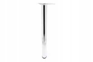 Noga meblowa Gtv A6, cylindryczny, H=710mm fi60mm, stal, chrom NM-A60710-01 - Zawiasy, okucia i inne akcesoria - miniaturka - grafika 1