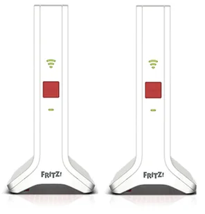 FRITZ!Repeater Mesh Set 4200 Wzmacniacz sieciowy 4200 Mbit/s Czerwony, Biały 20003108 - Pozostałe akcesoria sieciowe - miniaturka - grafika 1