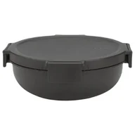 Miski i półmiski - Brabantia 206344 - miska na sałatkę make   take - 1,3l - dark grey kod: 20 63 44 - miniaturka - grafika 1