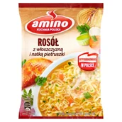 Zupy w płynie - Amino Zupa błyskawiczna rosół z włoszczyzną i natką pietruszki 59 g - miniaturka - grafika 1