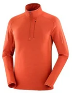 Bluzy sportowe męskie - Bluza Salomon Essential Lightwarm HZ Bossa Nova - miniaturka - grafika 1
