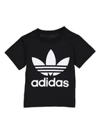 Kaftaniki dla niemowląt - adidas Koszulka "Trefoil" w kolorze czarnym - miniaturka - grafika 1