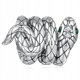CHARMS WĄŻ WĘŻYK BOA srebro pr 925 koralik ZAWIESZKA SREBRNA BEADS S925 - Bransoletki - miniaturka - grafika 1