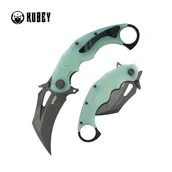 Noże - Nóż składany Kubey Wrath Jade G10, Blackwashed 14C26N by MUZI Design (KU261K) - miniaturka - grafika 1