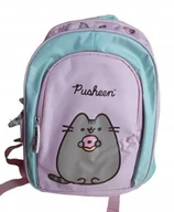 Plecaki szkolne i tornistry - PUSHEEN KOTEK Plecak szkolny wielokomorowy Tornister Wakacje A4 - miniaturka - grafika 1
