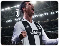 Podkładki pod mysz - PODKŁADKA POD MYSZKĘ CRISTIANO RONALDO + IMIĘ 23x19CM DO LAPTOPA - miniaturka - grafika 1