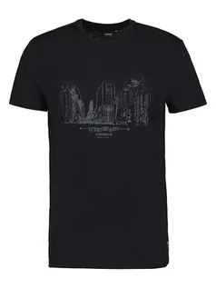 Koszulki sportowe męskie - Icepeak Koszulka funkcyjna "Akeri" w kolorze czarnym - grafika 1