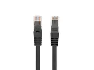 Patchcordy - Patchcord kat.6 UTP LSZH CU 0,5m czarny Fluke Passed Lanberg PCU6-10CU-0050-BK - miniaturka - grafika 1