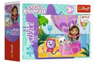 Puzzle - Puzzle 20 miniMaxi Kolorowy dzień Gabby 2 TREFL - miniaturka - grafika 1