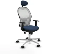 Fotele i krzesła biurowe - Krzesło Biurowe Piqueras y Crespo 1D086N1 Granatowy - miniaturka - grafika 1