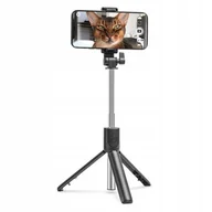 Selfie stick - Selfie stick bluetooth Kijek do selfie Forever + tripod statyw pilot - miniaturka - grafika 1