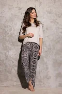 Piżamy damskie - Momenti Per Me Piżama La Boheme S Beżowy - miniaturka - grafika 1