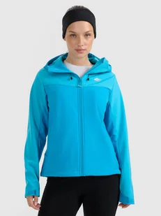 4F Kurtka softshell wiatroodporna membrana 8000 damska - niebieska L - Kurtki i kamizelki sportowe damskie 4F Kurtka softshell wiatroodporna membrana 8000 damska - niebieska L - Kurtki i kamizelki sportowe damskie - miniaturka - grafika 1