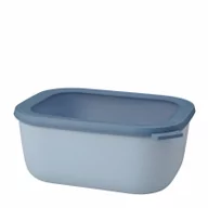 Miski i półmiski - Mepal Mepal Cirqula Oblong Nordic Blue 3 L Niebieska Miska Kuchenna Plastikowa Z Pokrywką - miniaturka - grafika 1