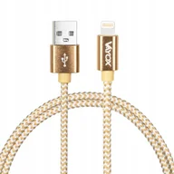 Kable USB - Kabel USB - Lightning gold 2m VA0185 Vayox - miniaturka - grafika 1