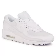Półbuty męskie - Buty Nike Air Max 90 CN8490 100 White/White/White/Wolf Grey - miniaturka - grafika 1