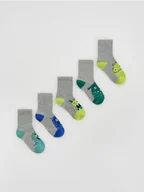 Skarpetki dla dzieci - Reserved - Skarpetki 5 pack - ciemnoszary - miniaturka - grafika 1