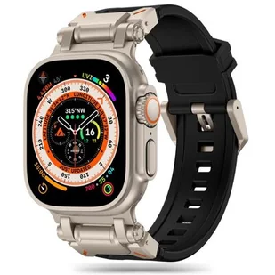 Pasek do APPLE WATCH 4 / 5 / 6 / 7 / 8 / 9 / SE / ULTRA 1/2 (44 / 45 / 49 MM) Tech-Protect Delta Pro black-titanium - Akcesoria do smartwatchy - miniaturka - grafika 1