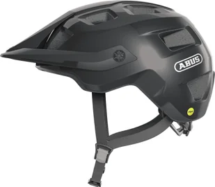 Kask ABUS MTB MoTrip MIPS - kask rowerowy do bezpiecznego wprowadzenia do kolarstwa górskiego - z ochroną przed uderzeniami - dla mężczyzn i kobiet - czarny błyszczący, rozmiar L - Kaski rowerowe - miniaturka - grafika 1