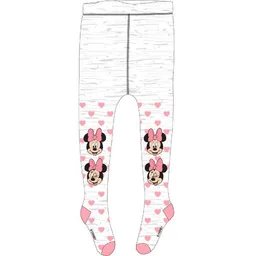Bawełniane rajstopy dziecięce Myszka Minnie Szare - Rajstopy dziecięce - miniaturka - grafika 1