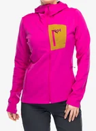 Bluzy sportowe damskie - Bluza trekkingowa damska Helly Hansen Versalite Hooded Jacket - magenta 2.0 - miniaturka - grafika 1