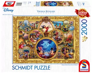Puzzle Thomas Kinkade Myszka Miki &amp; Minnie (Disney) 2000 elementów - Puzzle - miniaturka - grafika 1