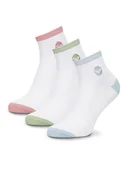 Skarpetki damskie - Roxy Skarpety AS_ROXY_04Z_SS25 (3-PACK) Biały - miniaturka - grafika 1