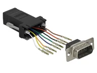 Adaptery i przejściówki - DeLOCK 66166 zmieniacz płci / kabli Sub-D Rj-45 Czarny, Stal nierdzewna 66166 - miniaturka - grafika 1