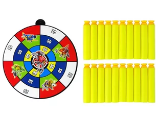 Dinobots 2w1 Dinozaur Pistolet na Strzałki Niebieski Pterosaur Tarcza - Zabawki militarne - miniaturka - grafika 6