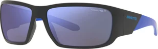 Męskie okulary przeciwsłoneczne Arnette SNAP II AN 4297 MATTE BLACK/DARK GREY WATER 64/16/125 - Okulary przeciwsłoneczne - miniaturka - grafika 1