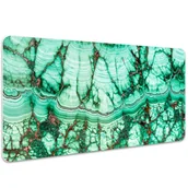 Podkładki na biurko - Mata ochronna z nadrukiem Marmur turkus 100x50 cm, Dywanomat - miniaturka - grafika 1