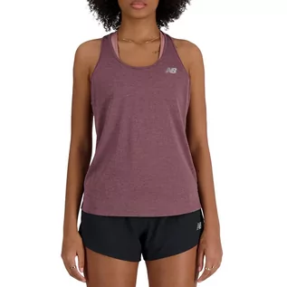 Koszulki sportowe damskie - Koszulka New Balance WT41250LRC - różowa - grafika 1