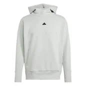 Bluzy damskie - Bluza z kapturem damska adidas Z.N.E. OVERHEAD szara IN5124-S - miniaturka - grafika 1