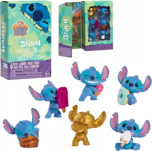 Figurki Lilo i Stitch 6szt złota figurka kolekcjonerska Zestaw Disney - Figurki dla dzieci - miniaturka - grafika 1