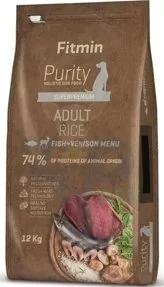 Fitmin Purity Adult Fish Venison&Rice 12 kg - Sucha karma dla kotów - miniaturka - grafika 1