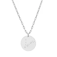 Bransoletki - Naszyjnik damski znaki zodiaku konstelacje ze stali szlachetnej Ryby - Manoki - miniaturka - grafika 1