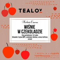 Herbata - Herbata TEALOV czarna WIŚNIE W CZEKOLADZIE 50 g - miniaturka - grafika 1