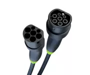 Kable wysokiego napięcia - Green Cell Kabel GC Snap EV Typ 2-Typ 2 22kW 5m - miniaturka - grafika 1