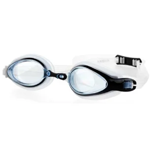 Spokey Okulary pływackie Kobra Biało-czarny - Pływanie - miniaturka - grafika 1