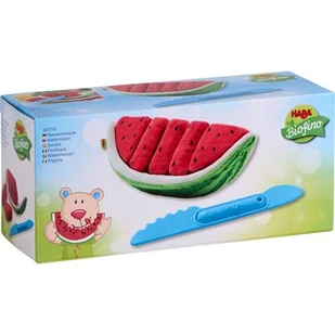 Haba pluszowy arbuz do krojenia - Zabawki AGD - miniaturka - grafika 1