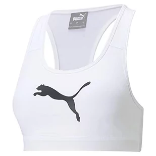 Puma Damski biustonosz sportowy Mid Impact 4keeps White XXL 52030452 - Biustonosze - miniaturka - grafika 1