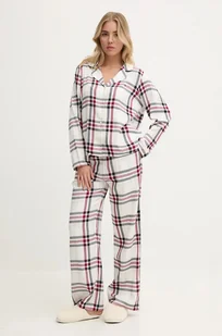 Tommy Hilfiger piżama damska kolor beżowy UW0UW05550 - Piżamy damskie - miniaturka - grafika 1