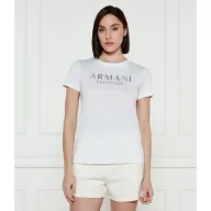 Koszulki i topy damskie - Armani Exchange T-shirt Regular Fit - miniaturka - grafika 1