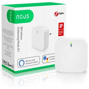 Nous Centralka Bramka E1 ZigBee 3.0 WiFi - Systemy inteligentnych domów - miniaturka - grafika 3