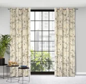 Zasłony - Zasłona 140 x 250 Dekoracyjna Velvet Tonia Krem - miniaturka - grafika 1