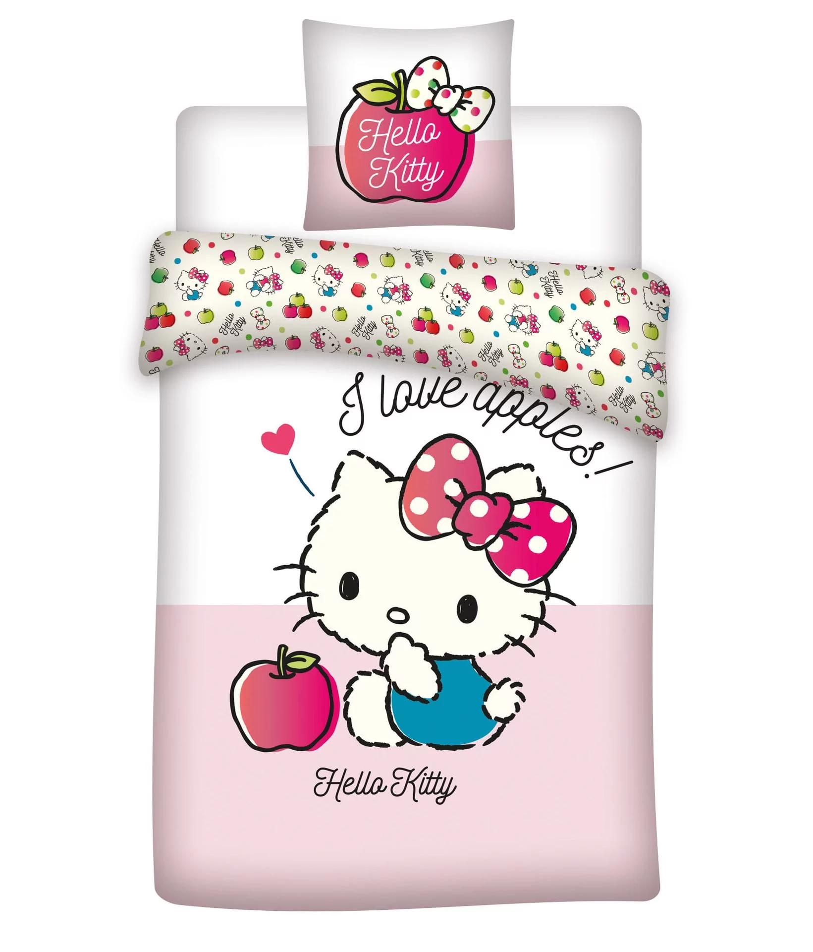 Pościel 100x135 bawełniana Hello Kitty