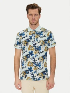Blend Polo 20718253 Niebieski Regular Fit - Koszulki męskie - miniaturka - grafika 1